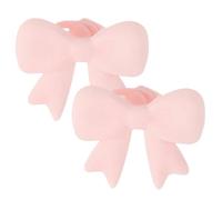 Accessoires Casques Audio - 6x3x2 cm Nœud Silicone 3D | 2 Pièces Décoration Écouteurs | Accessoire Ludique Étude Travail Voyage Streaming | Clip Charmant Fête Femmes | Accessoires Élégants Conf