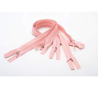 ACCESSOIRES LEDUC Trimz Invisible Zip RVNAVN3 Cremallera, Nylon, Rosa, 40 cm, 5