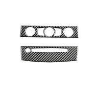 Accessori L'Interno Dell'Auto Para Serie 5 Para E60 2004-2010 Estilo Coche Embellecedor Interior Fibra Carbono Aire Acondicionado Pegatinas Panel Control CD
