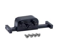 Accessori Mejoras RC para 1/10 Caja Transferencia Aluminio con Reducción del 30% 70 Mm Ancho Eje 5 Mm Piezas Mejora Chasis para LCG Crawler RC(Black)