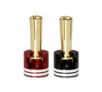 Accessori Mejoras RC para 1/10 Camión RC 4 Mm/5 Mm Conectores De Bala Sin Soldadura con Disipador Calor Fácil Conectar Usar Juego 2 Empuñaduras Metálicas(5mm)