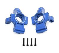 Accessori Mejoras RC para 1/10 Juego Manguetas Dirección Desmontables Coche Control Remoto Crawler Mejora Reemplazo Modificación Y Reparación Piezas(Blue)