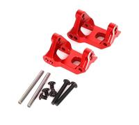 Accessori Mejoras RC para Arrma 1/10 para Gorgon para Monster para Camión 4x2 Mejora Metal Bloque Dirección Soporte para Cubo Brazo Suspensión Mejora Coche RC(Red,Caster Block)