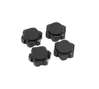 Accessori Mejoras RC para Arrma 6S para Felony Fireteam para Limitless para Mojave para Kraton para Notorious 1/7 1/8 4 Uds Tuercas Hexagonales Rueda Aluminio 17mm Coche RC(B Black)