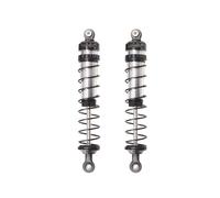 Accessori Mejoras RC para Arrma Fury Mega 1/10 110mm Amortiguador Trasero Delantero Metal RC Upgrad Piezas Reparación Modificación(Black)