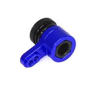 Accessori Mejoras RC para Arrma para Granite para Grom para Typhon para Grom para Losi para Mini para LMT 1/18 Metal 25T Servo Arm and Saver Set Accesorios RC(Blue)