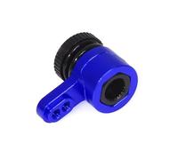 Accessori Mejoras RC para Arrma para Granite para Grom para Typhon para Losi para Mini para LMT 1/18 Juego Protectores Brazo Servo Metal 25 Dientes Accesorios Mejora RC(Blue)