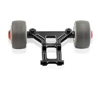 Accessori Mejoras RC para Arrma para Kraton para Outcast para Typhon AR320366 1/8 RC Coche Metal Wheelie Bar Actualización Coche Piezas Accesorios(Black)
