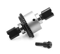Accessori Mejoras RC para Arrma para Kraton V5 V6 1/8 Big For Rock para Mojave EXB 1/7 43T 10T Conjunto Diferencial Trasero Delantero Acero ARA310990 Piezas Mejora(Silver)