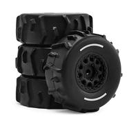 Accessori Mejoras RC para Arrma para Mojave para Grom 1/16 Neumático para Arena Neumático Agua RC Actualización Coche Modificación Piezas Reparación Accesorios(Black)