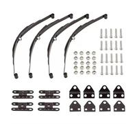 Accessori Mejoras Rc Para Axial Para SCX10 Para Tamiya F350 D90 TF2 1/10 RC Coche Camión Sobre Orugas 4 Juegos Duros Para Hoja Para Suspensión De Resorte Barra De Acero Inoxidable