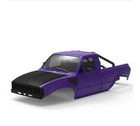 Accessori Mejoras RC para Axial para SCX24 C10 para Bronco para Wrangler Base Camp 1/24 133 Mm/5,20 Pulgadas Carrocería Rígida Camioneta con Portaequipajes Mejora Crawler RC(Purple)