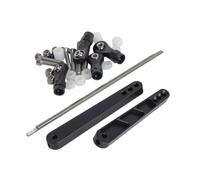 Accessori Mejoras RC para Barra Panhard para Axial RR10 Bomber 90053 90048 AX31331 1/10 Varillaje Barra Estabilizadora Trasera Metálica Camión Carreras RC Rock Crawler Actualización(Black)