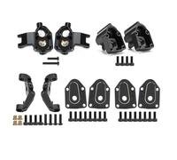Accessori Mejoras RC para Capra para Buggy para Axial UTB18 1/18 Actualización Pesos Latón Negro Cubierta Portal Eje Buje Dirección C para Unlimited Trail RC Crawler(5 in 1)