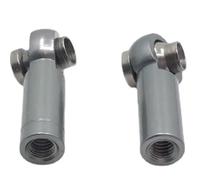 Accessori Mejoras RC para Coche RC Piezas Metal Mejorado con Rosca Positiva Inversa 2 Piezas Longitud 18 Mm Agujero 3 Grosor 7 Hebilla De Bola para Barra Acoplamiento(Dark Grey)