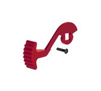 Accessori Mejoras RC para Flysky para Controlador Noble NB4 Lite Transmisor Mecanizado De Aluminio Gatillo Volante Palanca del Pulgar Adaptador De Control para Manos(Red)