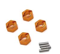 Accessori Mejoras RC para FMS Full Series Watcher Adventurer Red para Rabbit Xiaoqi para FCX24 1/24 1/18 RC Car Repuestos Actualización De Metal 7 Mm(Yellow)