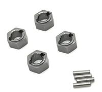 Accessori Mejoras RC para FMS Full Series Watcher Adventurer Red para Rabbit Xiaoqi para FCX24 1/24 1/18 RC Car Repuestos Actualización De Metal 7 Mm(Dark Grey)