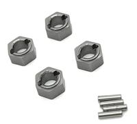 Accessori Mejoras RC para FMS para FCX24 Serie Completa Watcher Adventurer Red para Rabbit Xiaoqi 1/18 1/24 RC Car Repuestos Actualización De Metal 7 Mm(Dark Grey)