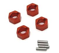 Accessori Mejoras RC para FMS Watcher Adventurer Rojo para Rabbit XQ para FCX24 1/24 1/18 Accesorios Piezas para Coches RC Conector Metálico Mejorado 7 Mm(Red)