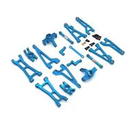 Accessori Mejoras Rc Para Haiboxing Para HBX 16889 16889A 16890 16890A SG1601 SG1602 1/16 RC Coche Brazo De Suspensión De Metal Juego De Copa De Dirección Kit De Piezas De Mejora(Blue)