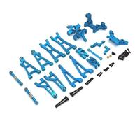 Accessori Mejoras RC para Haiboxing para HBX 16889 16889A 16890 SG1601 SG1602 1/16 Brazo De Suspensión De Metal Copa De Dirección Juego De Torre De Choque RC Kit De Piezas De Mejora De Coche(Blue)