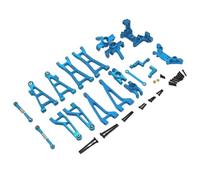 Accessori Mejoras Rc Para Haiboxing Para HBX Para SG1601 Para SG1602 16889 16889A 16890 1/16 RC Coche Brazo De Suspensión Metal Taza Dirección Juego Torre Choque Kit De Piezas De Mejora(Blue)
