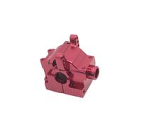 Accessori Mejoras RC para JLB 1/10 J3 Accesorios Actualización De Metal Modificación De La Caja Cambios Delantera Y Trasera Tracción En Las Cuatro Ruedas Piezas Repuesto Coche RC Big Feet(Red)