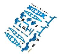 Accessori Mejoras RC para Kyamrc G161 G162 G169 1/16 Kit Copa Dirección Brazo Oscilante RC Piezas Coche Control Remoto Actualización Metal(Blue)