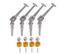 Accessori Mejoras RC para MJX para Hyper Go 16207/8/9/10 H16 H16BM H16PL 1/16 14210 H14bm 1/14 Tuerca Acoplamiento Metálica Eje Transmisión CVD Piezas Accesorios Coche RC(Brass)