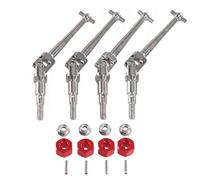 Accessori Mejoras RC para MJX para Hyper Go 16207/8/9/10 H16 H16BM H16PL 1/16 14210 H14bm 1/14 Tuerca Acoplamiento Metálica Eje Transmisión CVD Piezas Accesorios Coche RC(Red)