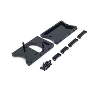 Accessori Mejoras RC para MN D90 D91 D96 para MN98 99S Viga Trasera La Caja Dirección Cabina Metálica Mejorada Vehículos Control Remoto(Black)