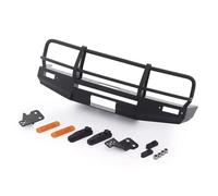 Accessori Mejoras RC para Rcrun para RUN80 para Chassis para SCX10 para TRX4 para LC80 1/10 RC Crawler Parachoques Delantero De Metal ARB Bull Bars Piezas De Mejora(Type B)