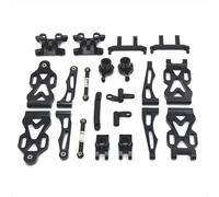 Accessori Mejoras RC para SCY para JJRC 16101 16102 16103 16104 16106 16201 1/16 RC Car Parts Kit de actualización Metal y Vulnerable(Black)