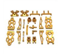 Accessori Mejoras RC para SCY para JJRC 16101 16102 16103 16104 16106 16201 1/16 RC Car Parts Kit De Actualización Metal Y Vulnerable(Yellow)