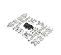 Accessori Mejoras RC para SCY para JJRC C8805 1/16 Accesorios Completos para Coches Teledirigidos Piezas para RC Kit De Mejora Y Modificación Metal(Silver)