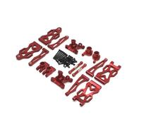 Accessori Mejoras RC para SCY para JJRC C8805 1/16 Accesorios Completos para Coches Teledirigidos Piezas para RC Kit De Mejora Y Modificación Metal(Red)