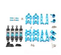 Accessori Mejoras RC para SCY SG116 MAX SG116 Pro 1/16 Modelo Aleación Aluminio Kit Piezas Mejora RC Coche OP Accesorios Camión sobre Orugas para Buggy(8 PCS-Blue)