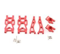 Accessori Mejoras RC para SCY SG116 MAX SG116 Pro 1/16 Modelo Aleación Aluminio Kit Piezas Mejora RC Coche OP Accesorios Camión sobre Orugas para Buggy(3 PCS-Red)