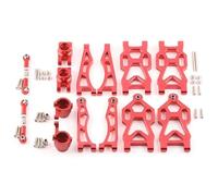 Accessori Mejoras RC para SCY SG116 MAX SG116 Pro 1/16 Modelo Aleación Aluminio Kit Piezas Mejora RC Coche OP Accesorios Camión sobre Orugas para Buggy(7 PCS-Red)