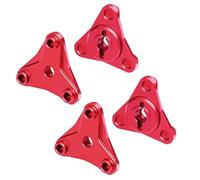 Accessori Mejoras RC para Tamiya para Hotshot II 2024-58737-A 1/10 GPM 7075 Rueda Aleación Hexes RC Actualización Modificación Piezas Reparación(Red)