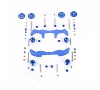 Accessori Mejoras RC para Tamiya para Mini 4WD 1 Juego Actualización Chasis MA/AR Que Incluye FRP/Rodillos/Kit Amortiguador Modelos Coche Adecuados(Blue)