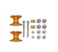 Accessori Mejoras RC para Tamiya para Mini 4WD 2 Uds 12-13mm Rodillo Guía Doble 95423 Repuestos Aluminio Ligero Modelo Coche(Yellow)