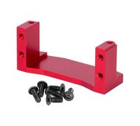 Accessori Mejoras RC para Tamiya para TT02 54977 1/10 CNC Soporte De Base De Montaje De Servo De Aluminio Piezas De Actualización De Coche RC Accesorios De Repuesto(Red)