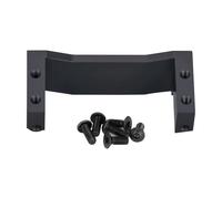 Accessori Mejoras RC para Tamiya para TT02 54977 1/10 CNC Soporte De Base De Montaje De Servo De Aluminio Piezas De Actualización De Coche RC Accesorios De Repuesto(Black)