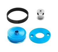 Accessori Mejoras RC para Tamiya para TT02/TT-02 16T/40T 1/10 Kit De Engranajes Transmisión por Correa para Coches RC Mejora Silenciosa Y Piezas Repuesto(Blue)