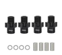 Accessori Mejoras RC para TRAXXAS JATO 4X4 para VXL 7075-T6 1/8 Pieza De Mejora para Conector Eje Transmisión Hexagonal Ensanchado 5 Mm Aluminio Aeronáutico(Black)