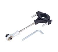 Accessori Mejoras RC para Traxxas para SCX10 para TRX4 1/7 1/8 1/10 1 Uds Gancho Remolque Aluminio Coches Trepadores Control Remoto Pieza Actualización Vehículo Camping(Black)