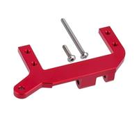 Accessori Mejoras Rc Para Traxxas Para TRX-4 1/10 Aluminio CNC Soporte Servo Soporte Delantero Soporte Eje Coche RC Crawler Mejoras Reparaciones Accesorios(Red)