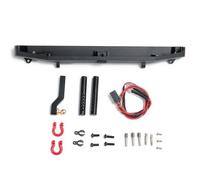 Accessori Mejoras RC para Traxxas para TRX-4 1/10 Parachoques Trasero Aleación Aluminio con Anillos En D Gancho Remolque Coche Trepador Control Remoto Piezas Mejora(Style B)